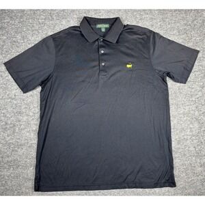 Amen Corner Masters Polo Shirt Men’s XL Black‎ Pima Cotton Augusta Golf Classic